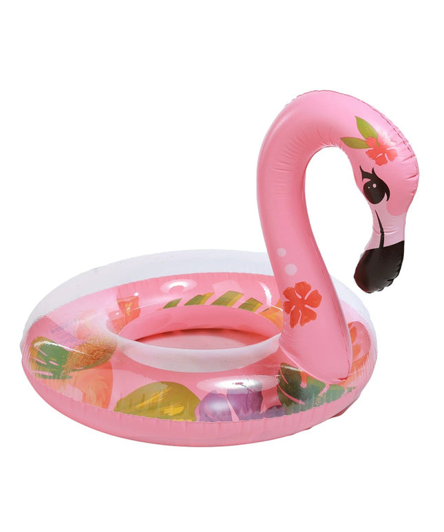 Flamingo Inflatable Swim Ring Float – Pink | عوامة سباحة قابلة للنفخ بتصميم فلامنجو – وردي