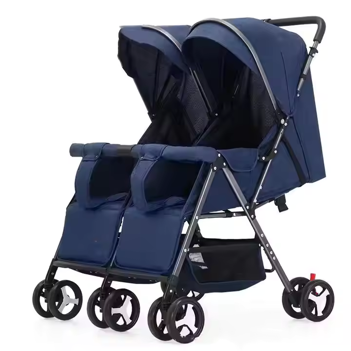 عربية بيبي توأم جمب بعض ذراع قلاب  ABL-A6 | Baby Twin Side Carrier with Flip-Up Arms ABL-A6