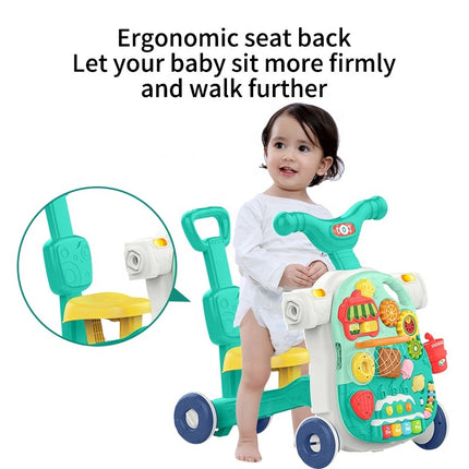 Baby Walker 4 in 1 HE0816| مشيئة الأطفال متعددة الوظائف (4 في 1)