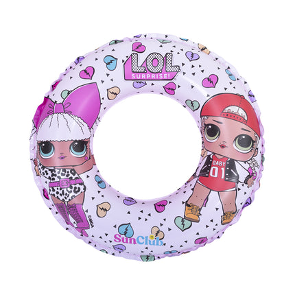 LOL Surprise Inflatable Swim Ring Float | عوامة سباحة قابلة للنفخ بتصميم LOL Surprise