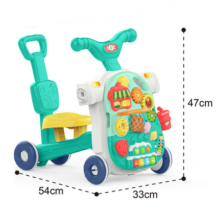 Baby Walker 4 in 1 HE0816| مشيئة الأطفال متعددة الوظائف (4 في 1)