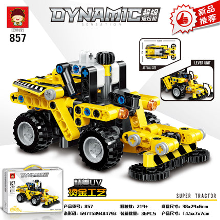 Dynamic Sensation Super Tractor Building Block Set – Model 857 | لعبة تركيب الجرار العملاق ديناميك سنسيشن – موديل 857