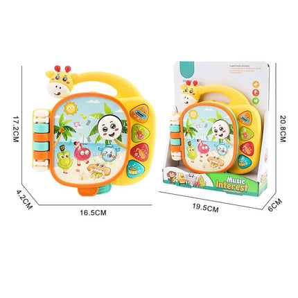 كتاب موسيقى تعليمي للأطفال بشكل زرافة - Giraffe Musical Learning Book