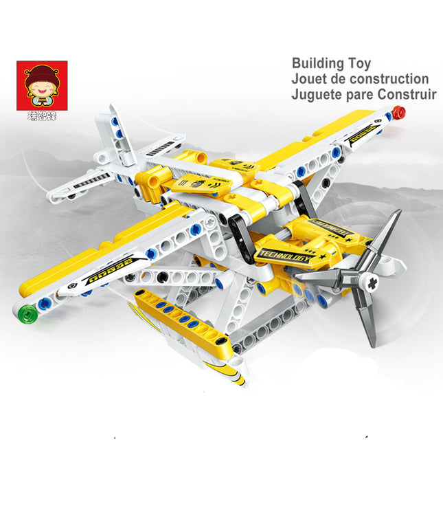 Dynamic Sensation Technology Airplane Building Block Set – Model 866 | لعبة تركيب طائرة تكنولوجي ديناميك سنسيشن – موديل 866