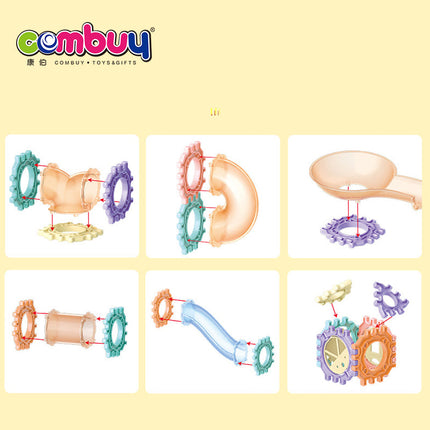 لعبة مسار الكرات التركيبية التعليمية | DIY Marble Run Construction Building Set