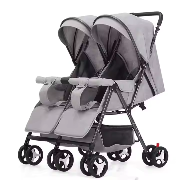 عربية بيبي توأم جمب بعض ذراع قلاب  ABL-A6 | Baby Twin Side Carrier with Flip-Up Arms ABL-A6