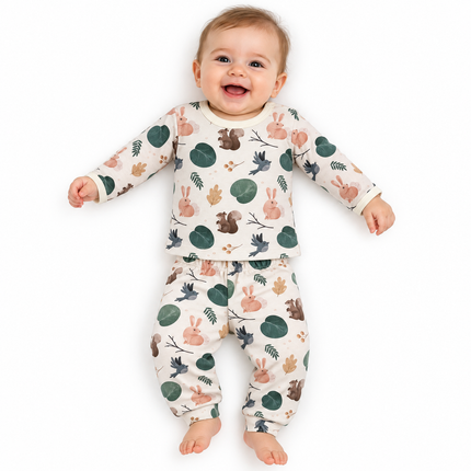 Katjie bodysuit printed Rabbit and Squirrel shape 235