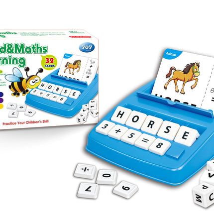 لعبة تعليم الكلمات والرياضيات التفاعلية | Word & Math Learning Educational Game
