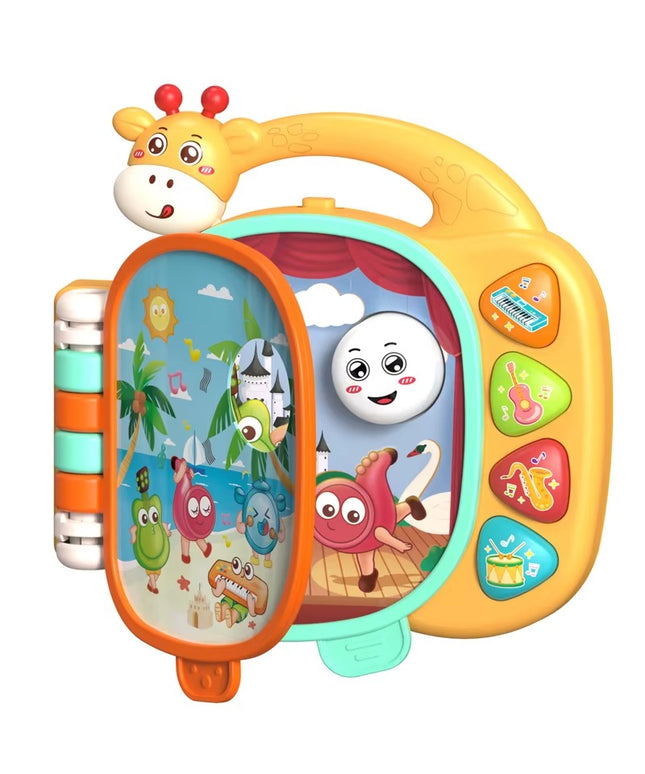 كتاب موسيقى تعليمي للأطفال بشكل زرافة - Giraffe Musical Learning Book