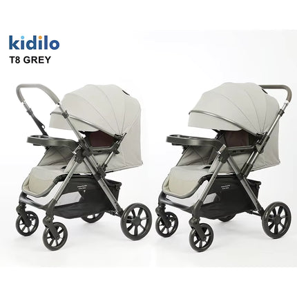 Kidilo Stroller T8| عربية أطفال من كيديلو ذراع قلاب