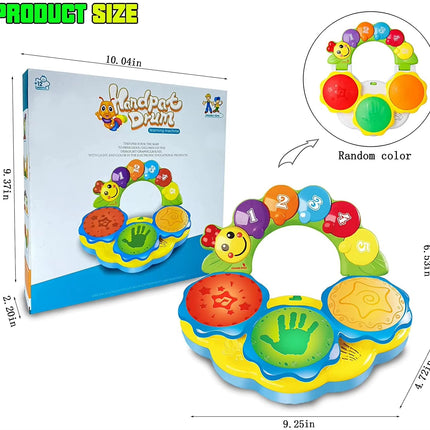 2-in-1 Baby Musical Piano & Drum Toy -لعبة بيانو وطبلة موسيقية للأطفال 2 في 1