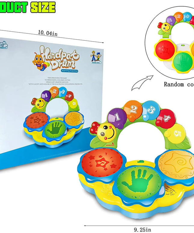 2-in-1 Baby Musical Piano & Drum Toy -لعبة بيانو وطبلة موسيقية للأطفال 2 في 1