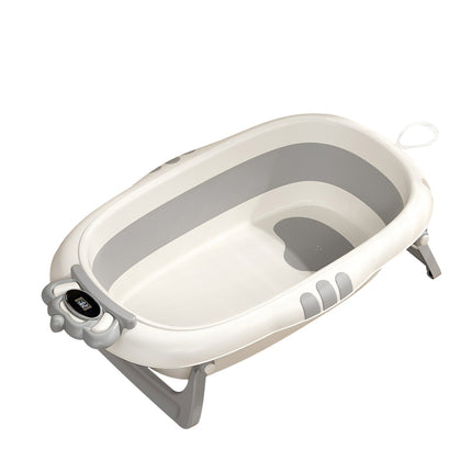Silicone Baby Bathtub with Thermometer LBN-6668|  بانيو استحمام ب ترمومتر