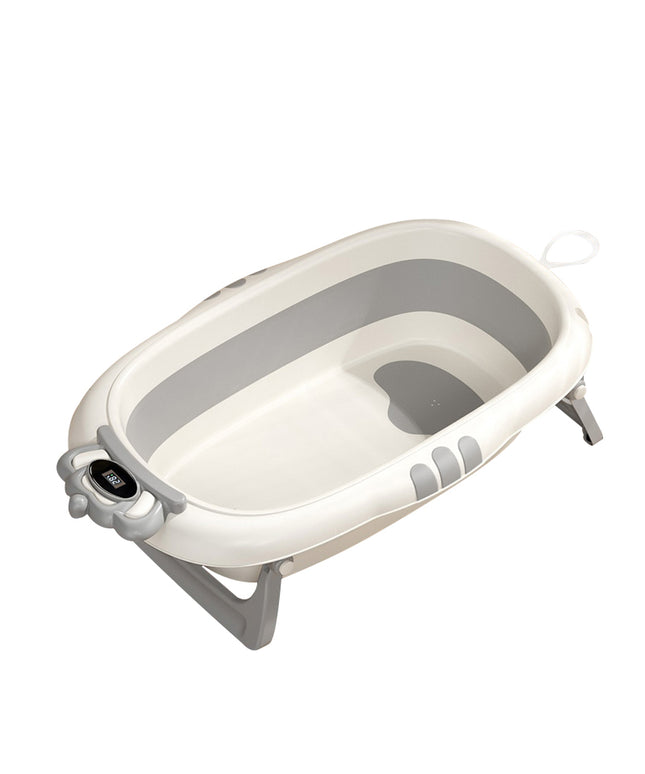 Silicone Baby Bathtub with Thermometer LBN-6668
