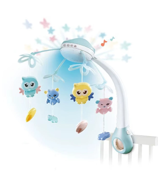 لعبة تُعلّق على سرير الطفل مع موسيقى وإضاءة - Baby Crib Mobile with Music