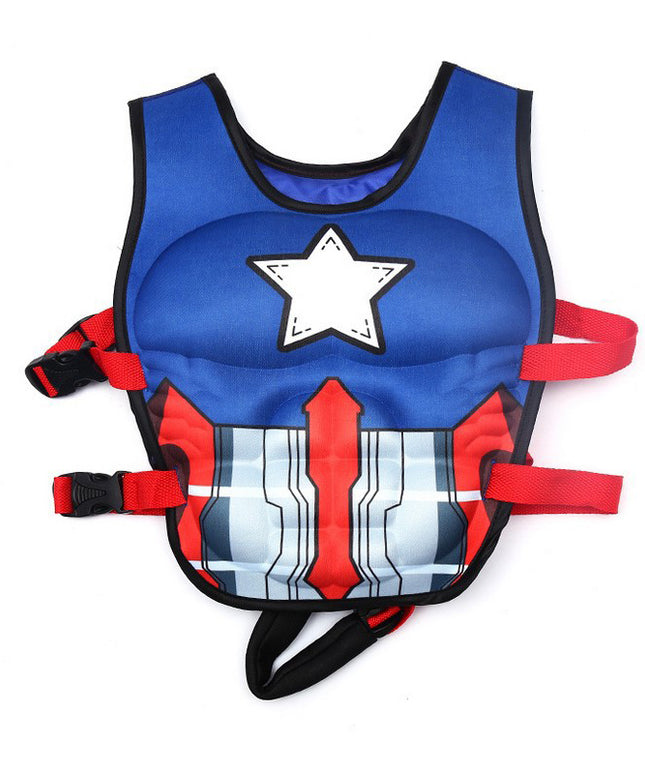 Captain Hero Kids Sea Life Jacket | سترة نجاة بحرية للأطفال بتصميم البطل الخارق