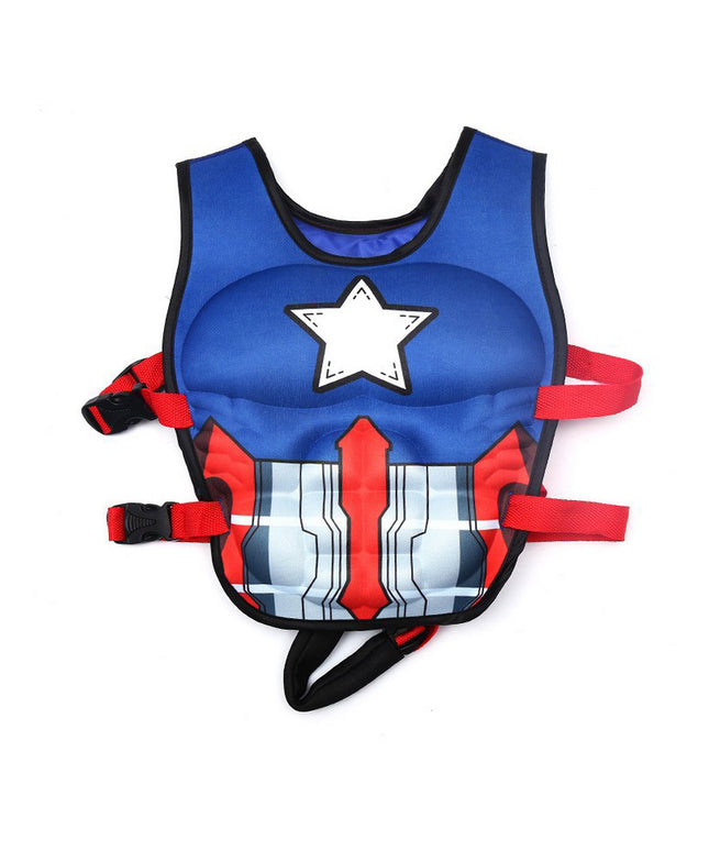 Captain Hero Kids Sea Life Jacket | سترة نجاة بحرية للأطفال بتصميم البطل الخارق