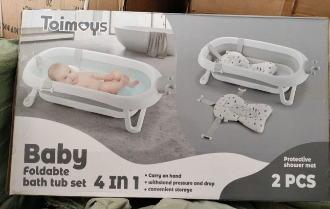 Baby Bathtub|بانيو استحمام طقم 4*1