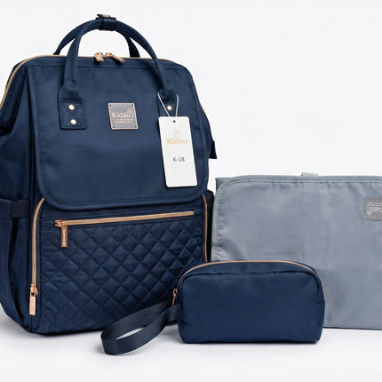 Kidilo All-in-One Diaper Bag-حقيبة أطفال