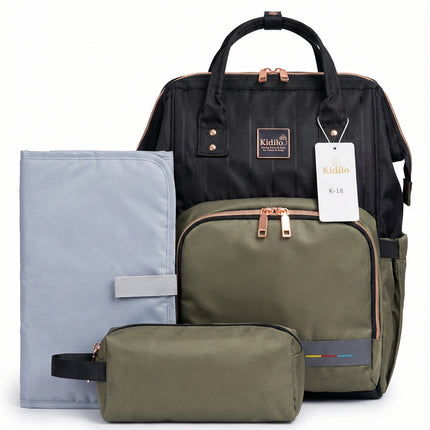 Kidilo All-in-One Diaper Bag-حقيبة أطفال
