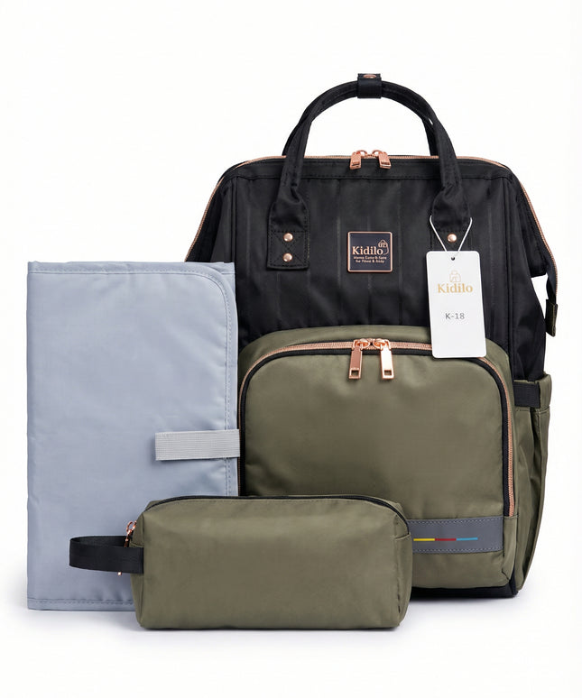 Kidilo All-in-One Diaper Bag-حقيبة أطفال