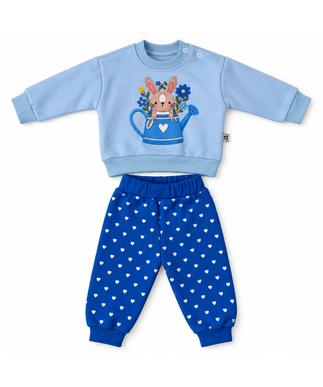 Katjie Baby rabbit and flower Bjama 8065