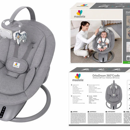 Mastela OrboDream 360° Smart Electric Baby Cradle & Swing