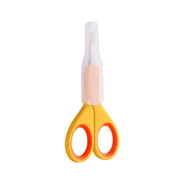 Chicco New Baby Nail Scissors Orange | مقص أظافر من شيكو للأطفال حديثي الولادة من شيكو باللون البرتقالي