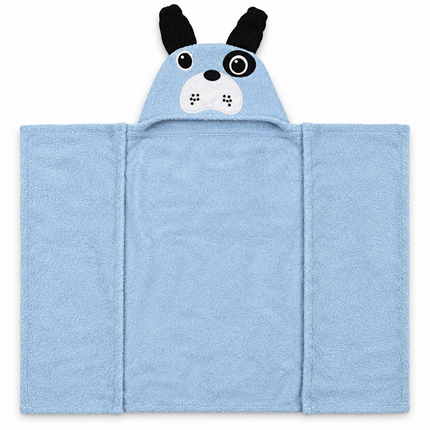 Junior Baby Hooded Bath Towel with Cute dog Design 4-0602 | منشفة استحمام أطفال جونيور بغطاء رأس بتصميم كلب لطيف (Copy) (Copy)