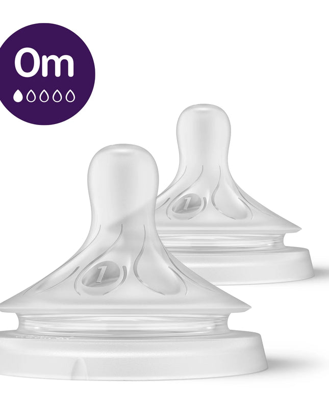 Philips  Avent Natural Response Nipple Flow 1 (0M) - 2 Pack