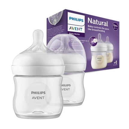 Philips Avent Natural Response Bottle (0M+) 125ml- 2 Pack