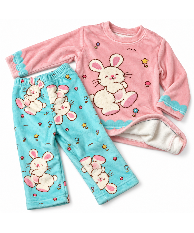 Bebic Baby bjama rabbit pink