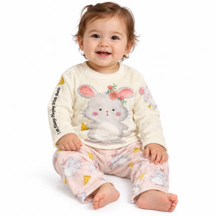 Bebic Baby bjama baby bunny white 11891
