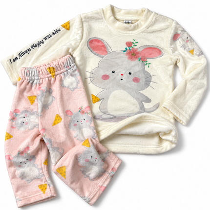 Bebic Baby bjama baby bunny white 11891