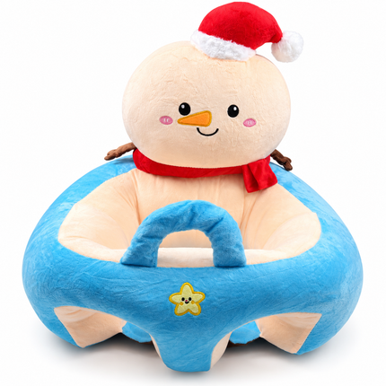Lucky Baby Christmas blue Learn Seat | مسند تعليم الجلوس للأطفال