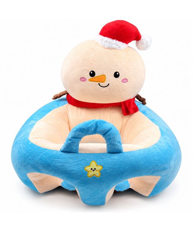 Lucky Baby Christmas blue Learn Seat | مسند تعليم الجلوس للأطفال