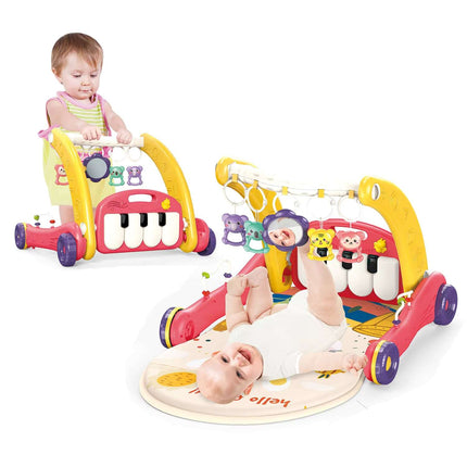 2 in 1 Multifunctional Baby Pedal Piano & Baby Walker - مشايه و بيانو