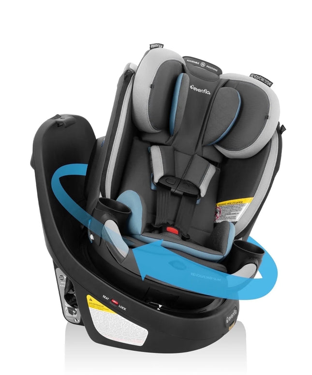 Evenflo Revolve360 Slim 2-in-1 Rotational Car Seat with Quick Clean Cover