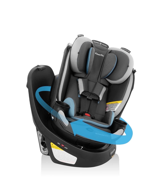 Evenflo Revolve360 Slim 2-in-1 Rotational Car Seat with Quick Clean Cover
