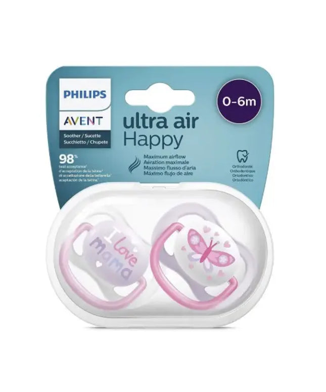 Philips Avent Pacifier Ortho Decorated 0-6m- 2Pack