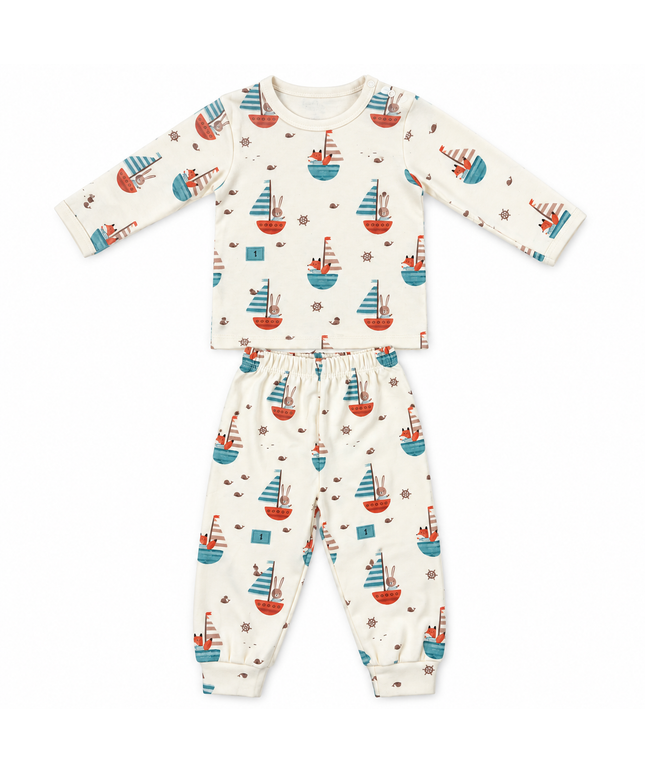 Katjie bodysuit printed boats shape 235