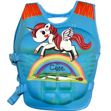 Cute Unicorn Kids Sea Life Jacket | سترة نجاة بحرية للأطفال بتصميم يونيكورن