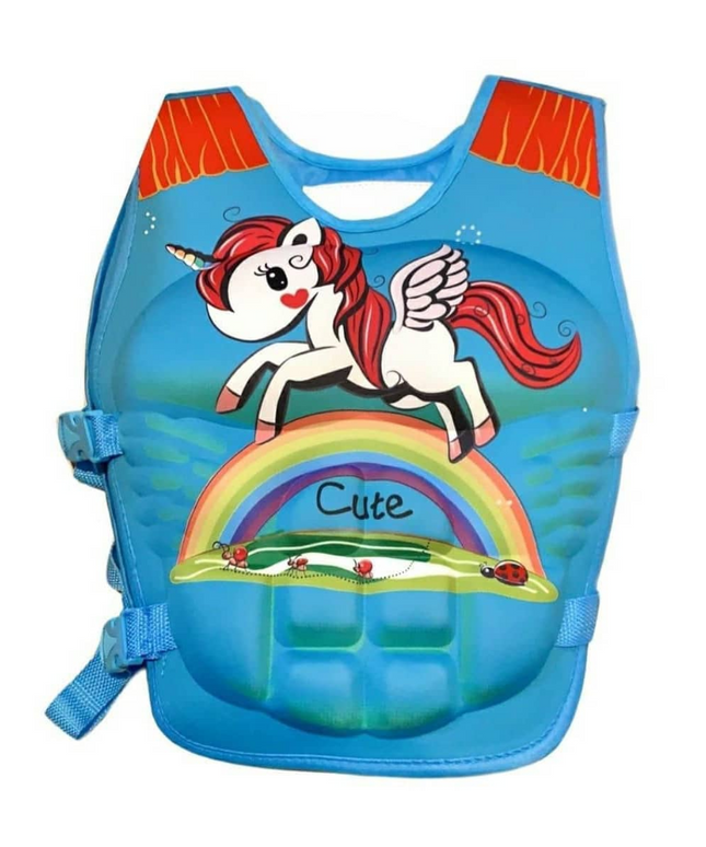 Cute Unicorn Kids Sea Life Jacket | سترة نجاة بحرية للأطفال بتصميم يونيكورن