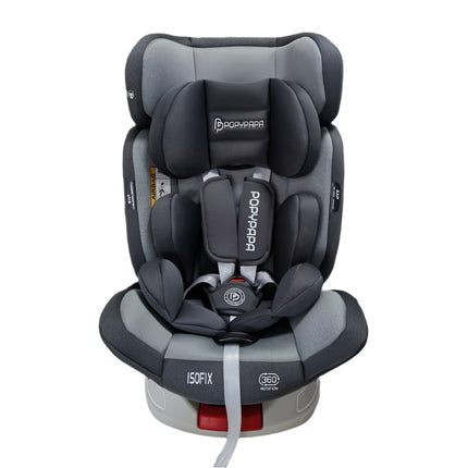POPPYPAPA Car Seat Stage 2 & 3 Isofix 360 Degree 360A |  كارسيت بوبي بابا مرحلة ثانية وثالثة ايزوفكس 360 درجة