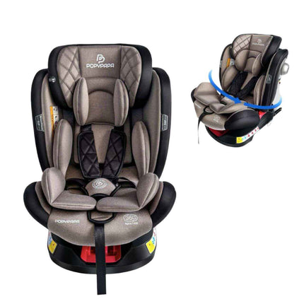 كرسي سيارة بوبي بابا المرحلة الثانية والثالثة ISOFIX دوران 360 درجة CB836