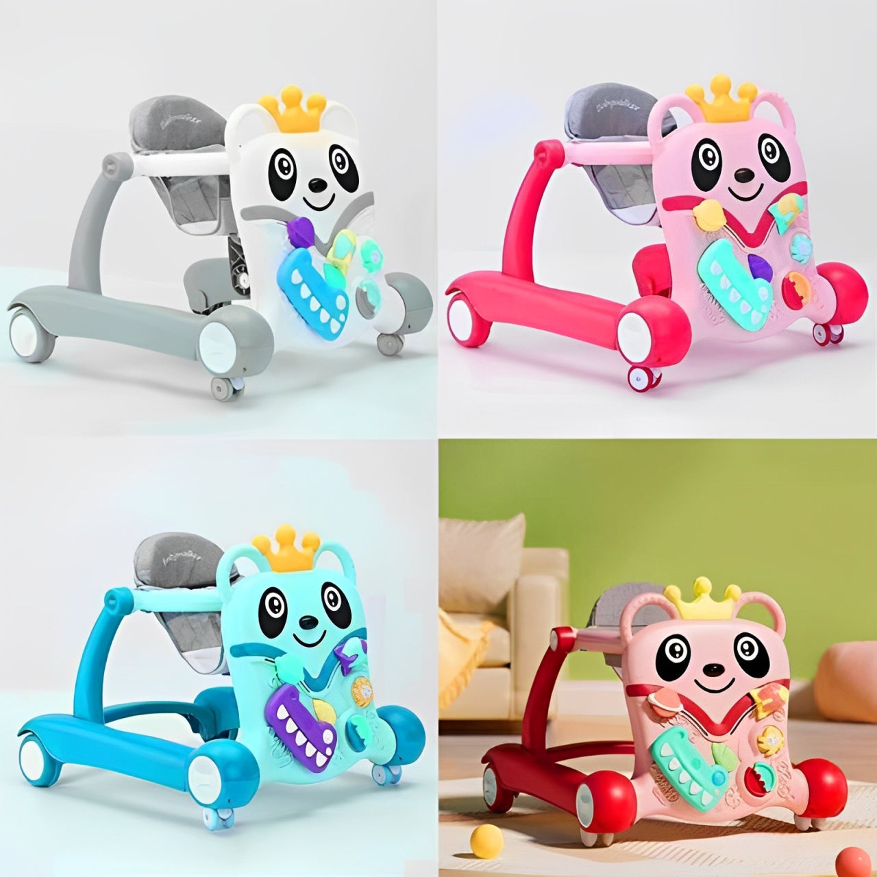 Panda Shape Baby Walker MLT-609 | مشاية اطفال شكل الباندا. MLT-609