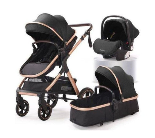 Belecoo x1D + Carseat  عربية اطفال بليكو مع مقعد للسياره