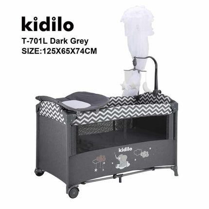 Kidilo Baby Bed T-701L | سرير أطفال كيديلو T-701L
