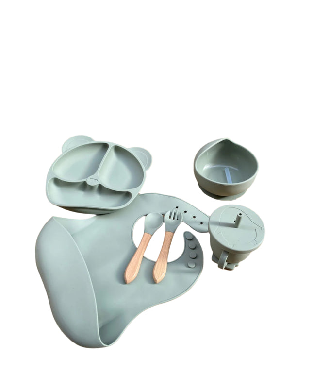 Silicone food set طقم طعام سيليكون ٦ قطع