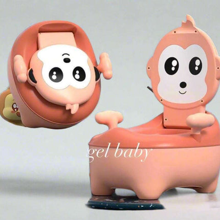 Baby potty with cover monkey face | بوتى بغطاء وجه قرد